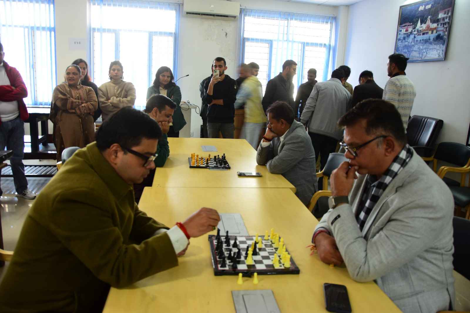 सूचना कर्मचारी संघ द्वारा आयोजित की गई इंडोर खेल प्रतियोगिता