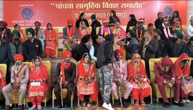 सामूहिक विवाह समाज में समानता और संस्कारों का सशक्त माध्यम: विधायक शिव अरोड़ा