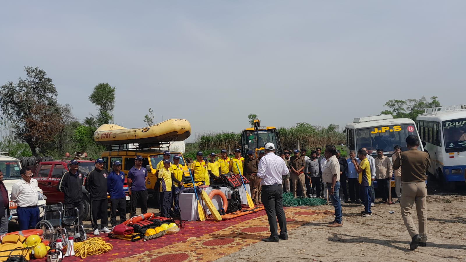 आठ जनपदों में आपदा से निपटने की तैयारियों का व्यापक परीक्षण