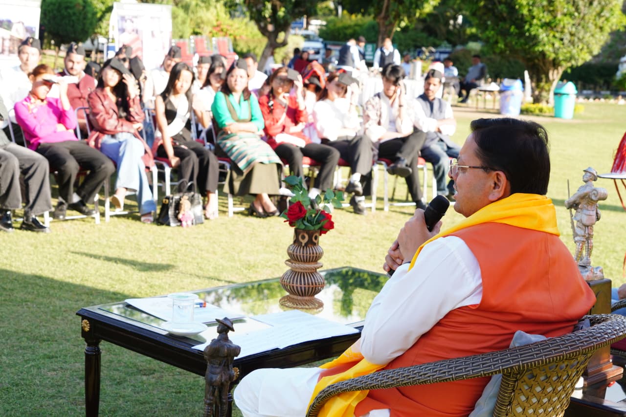 एक भारत श्रेष्ठ भारत के तहत नॉर्थ ईस्ट के युवाओं से सीएम धामी का संवाद