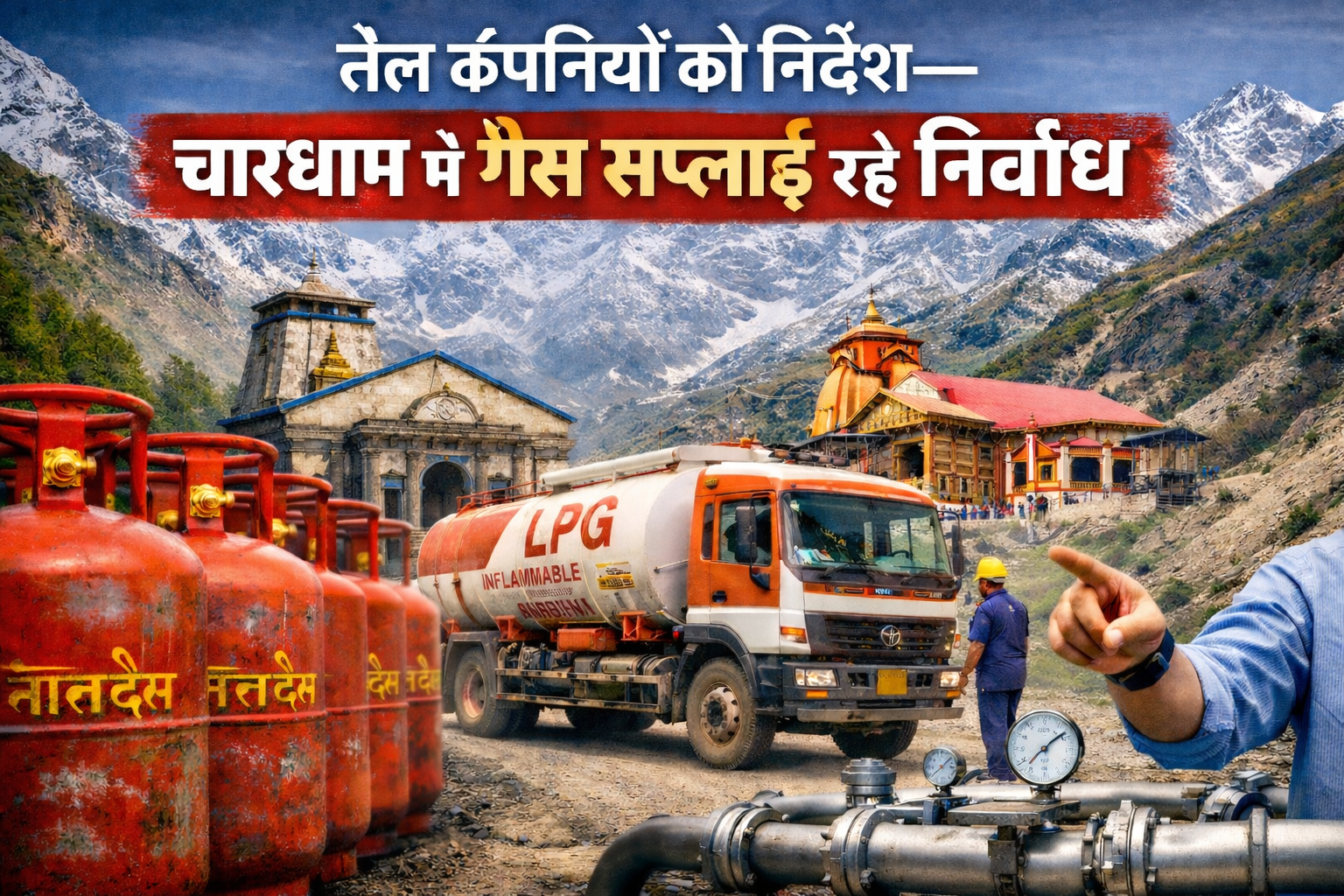 तेल कंपनियों को निर्देश—चारधाम में गैस सप्लाई रहे निर्बाध