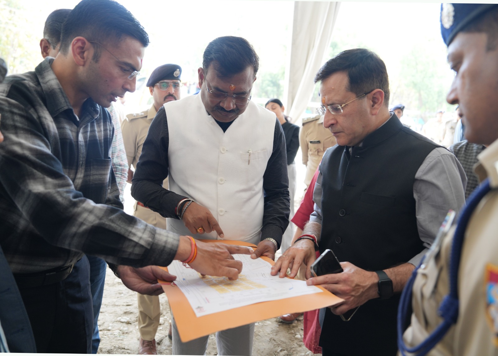 डाट काली से गढ़ीकैंट तक तैयारियों की समीक्षा, सख्त निर्देश