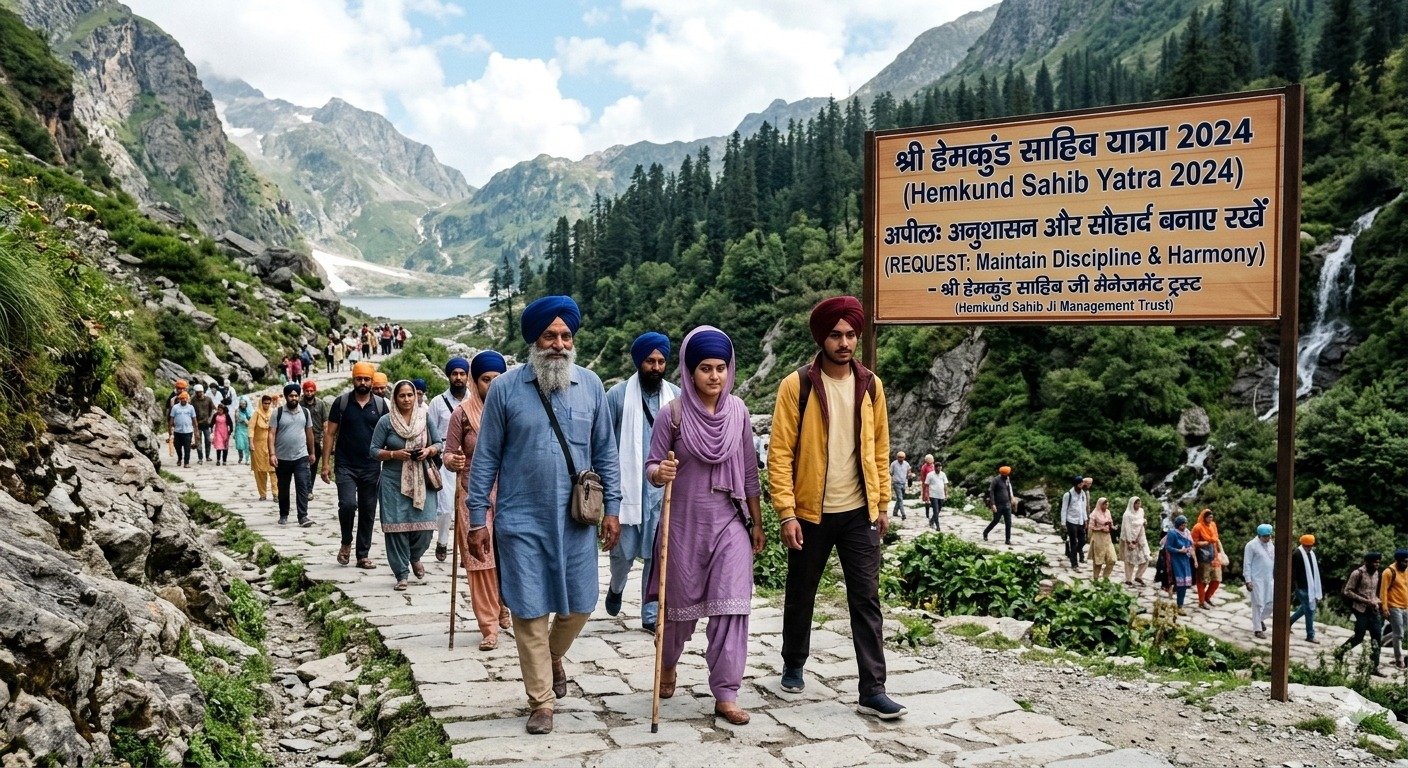 हेमकुंड साहिब यात्रा में अनुशासन और सौहार्द बनाए रखें, श्रद्धालुओं से ट्रस्ट की अपील