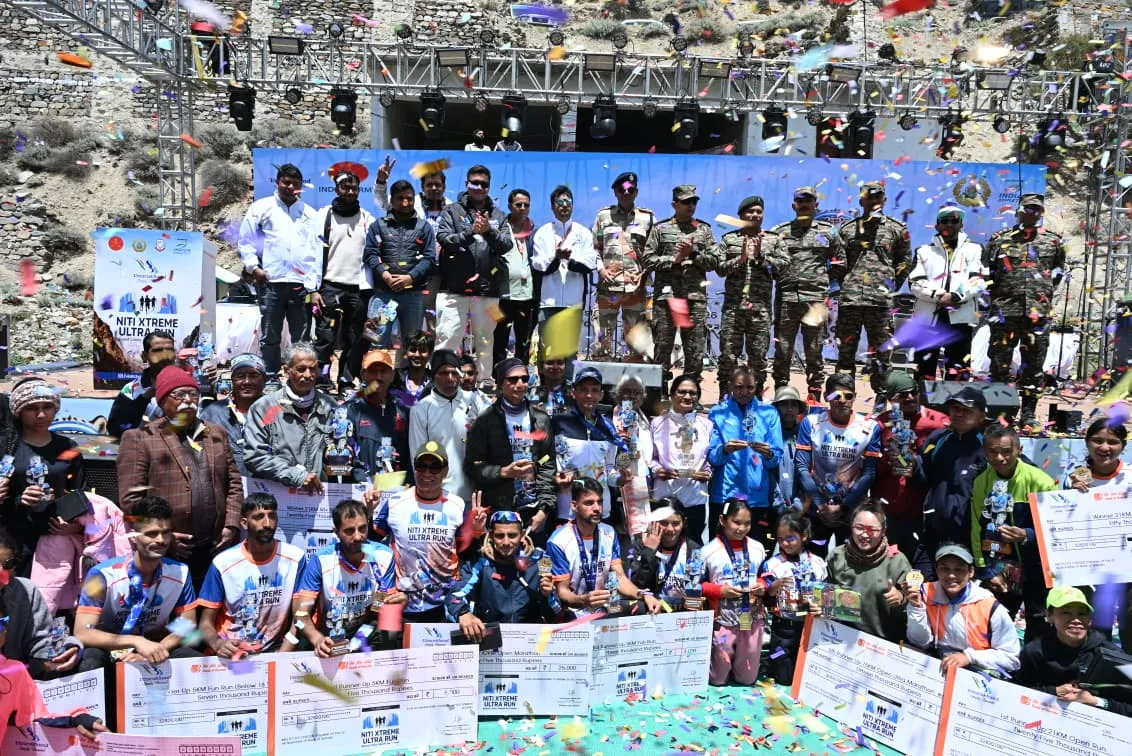 नीति घाटी में गूंजा फिट इंडिया का संदेश, ‘नीति एक्सट्रीम अल्ट्रा रन’ का पुरस्कार वितरण समारोह संपन्न