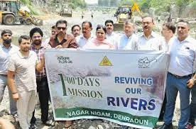 देहरादून में ‘मिशन क्लीन’: मानसून से पहले रिस्पना और बिंदाल नदी की सफाई युद्धस्तर पर