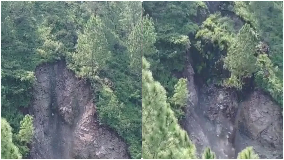 बीरोंखाल में भीषण भूस्खलन से मोटरमार्ग बंद, चट्टानों और मलबे ने बढ़ाई दहशत