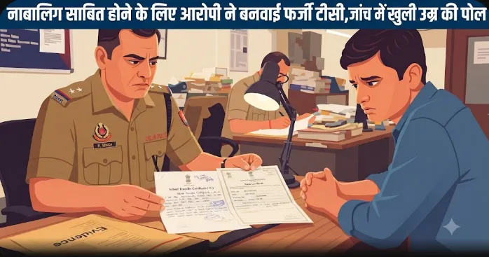 नाबालिग साबित होने के लिए आरोपी ने बनवाई फर्जी टीसी, जांच में खुली उम्र की पोल